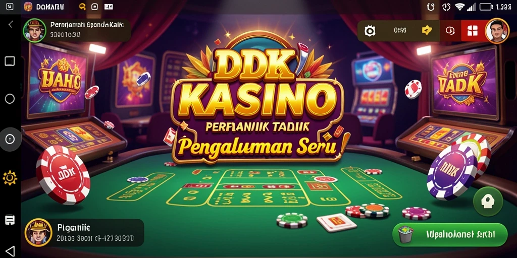 Tangkapan layar DKK menampilkan permainan Kasino yang mendebarkan dan interaktivitas yang tinggi.