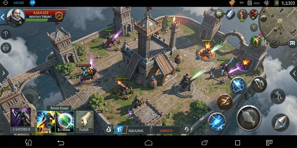 Screenshot gameplay KAKA303 yang menegangkan dan strategis.