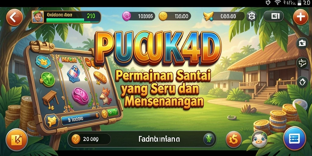 Tangkapan layar gameplay PUCUK4D yang seru dan penuh warna.